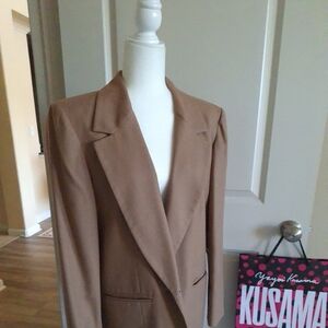 Vintage Classic Tan Blazer Pendleton Size 12